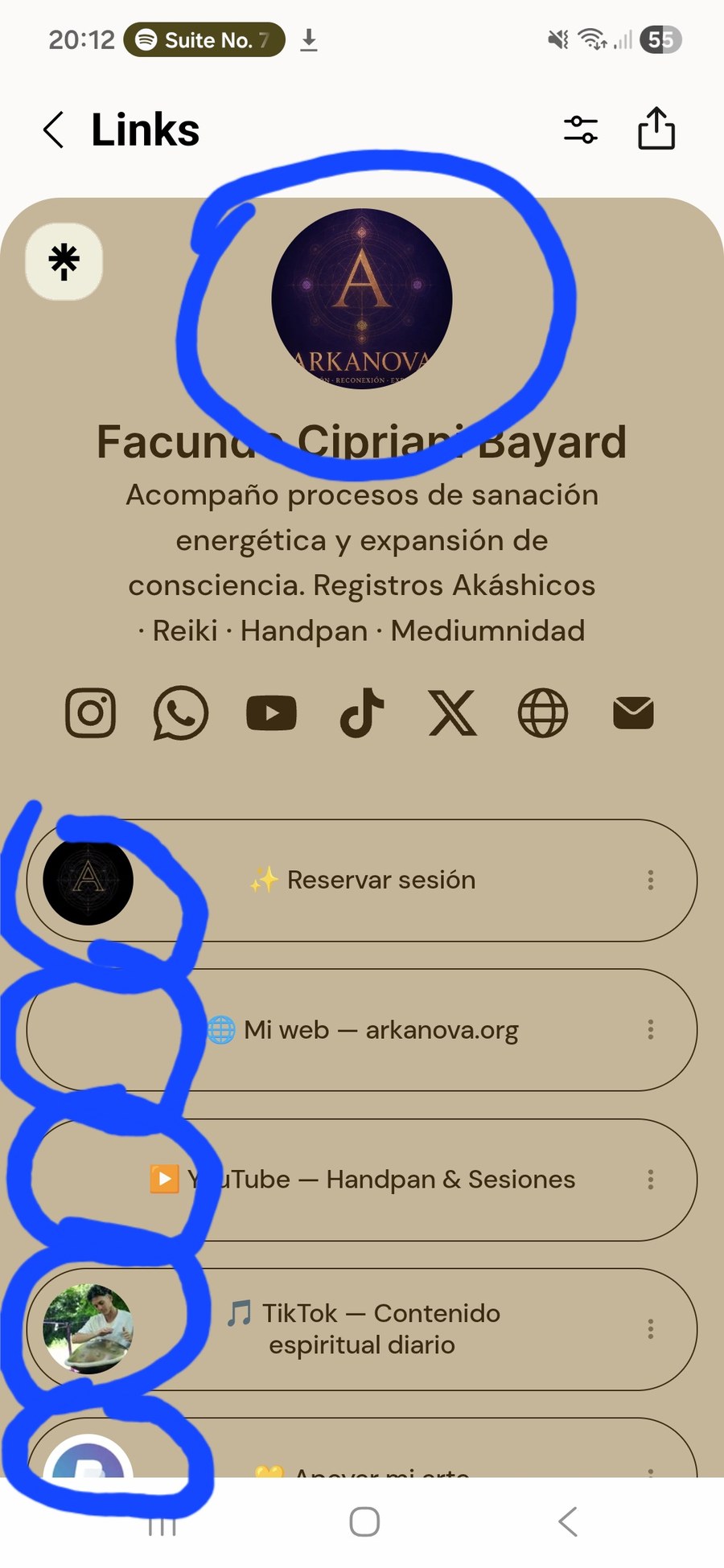 Facundo Cipriani Bayard en meditación